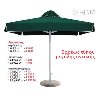 επαγγελματικές ομπρέλες